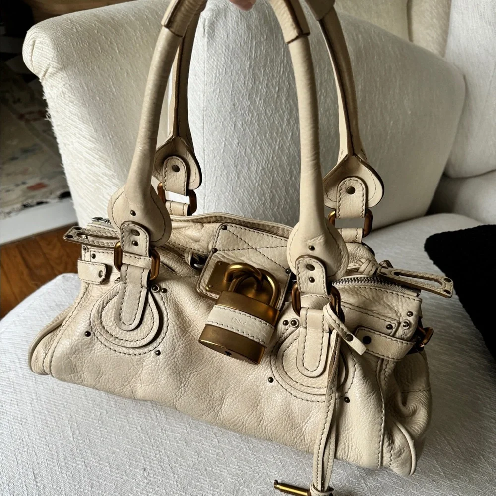 Vintage cream Chloe Paddington Bag - Picture 2 of 16